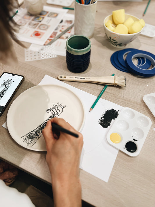 PEINTURE SUR CÉRAMIQUE - 1H30